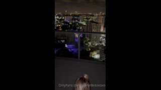 Blowjob Blonde ScarlettKissesXO Gets Fucked On The Balcony ScarlettKissesXO-5