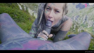 Anuskatzz, Lily Lu - Tattooed couple OUTDOOR ANAL POV Fuck - PUBLIC blowjob and GAPES Full HD 1080p - Teen-0