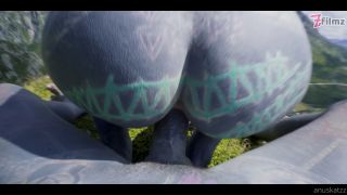 Anuskatzz, Lily Lu - Tattooed couple OUTDOOR ANAL POV Fuck - PUBLIC blowjob and GAPES Full HD 1080p - Teen-5