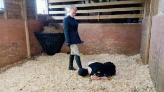 [K2S.CLUB] Madam M - Savage Stables Stomping dressage cropping skin scraping and humiliating beatdowns for the stable boy - FullHD 1080P-8