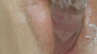 Extreme CloseUp Cum With Hairy Pussy 1080p-9