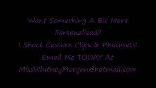 Miss Whitney Morgan Fetish Fantasies - Foot Slave Training, Beautiful Feet.-9