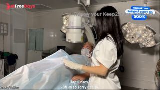 I think Im lying on the operating table in the hospital, but the nurse started jerking me off-1