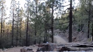 She Has An Amazing Orgasm While Riding Big Cock  Risky Outdoor Sex On Hiking Trail 1080p-9