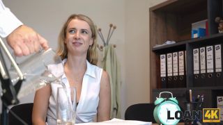 Loan4K - Andrea: Pervy Loan Shark Almost Got Caught With Horny Client - Hardcore-2