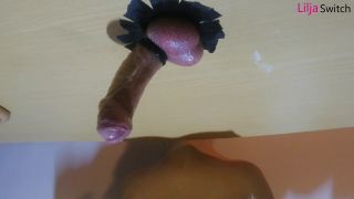 Femdom Cock Slapping and Milking Table Splashing Sex Onli...-2