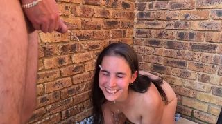 Dom & Whores My Boyfriend Using Me As His Human Toilet Outside In The Garden In Slow Motion View - 1080p-0