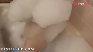 Akina Hara in a red-hot bathtub gives a fantastic suck off ---2