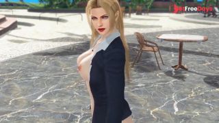 Dead or Alive Xtreme Venus Vacation Rachel BattleSuit and Secretary Outfit Nude Mod Fanservice Appre-8
