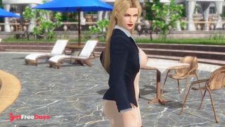 Dead or Alive Xtreme Venus Vacation Rachel BattleSuit and Secretary Outfit Nude Mod Fanservice Appre-9