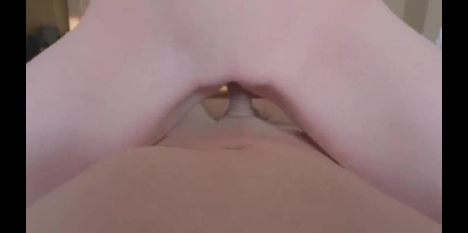 422265 Pale cutie with colorful hair swallows cum after riding dick.