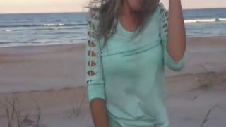 Girlfriend Sucks And Rides My Fat Cock At The Beach - L0veHomePorn - Homemade-9