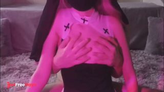 [GetFreeDays.com] Boyfriend seduces a cute nun and licks her pussy Sex Film June 2023-4