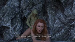 Blowjob creepy monster impregnates redhead virgin girl with big cock-1