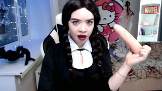 MiaMelon – Wednesday Addams Love Ur Cock 720p cosplay -6