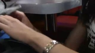 Blowjob in a fast food restaurant public -1