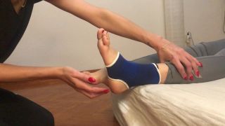 adult video 15 Sprained Ankle Tickling Jenny, brother sister foot fetish on feet porn -4