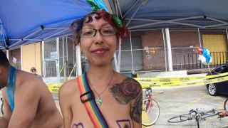 LA WNBR World Naked Bike Ride 2018-8