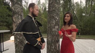 Leo Ahsoka - Slutty Wife Cheat Before Wedding With Holy Father (Cuckold porn)-1