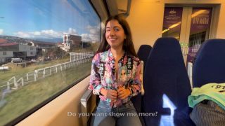 Katty West Shameless Girl Give Public Blowjob On The Train (Public)-5