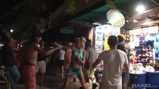 Wild Partiers Show Lots Of Skin In Public On The Streets-5