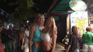 Wild Partiers Show Lots Of Skin In Public On The Streets-6