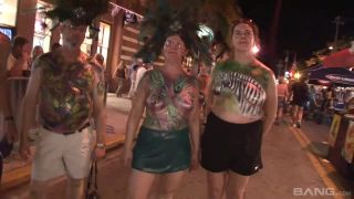 Wild Partiers Show Lots Of Skin In Public On The Streets-9