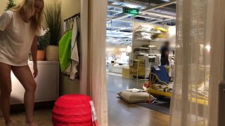 adult video 9 IviRoses Exhibitionist Public Nudity – Risky IKEA anal dildo barefoot, shrinking fetish on toys -6