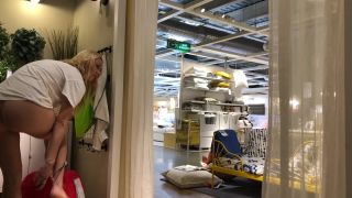 adult video 9 IviRoses Exhibitionist Public Nudity – Risky IKEA anal dildo barefoot, shrinking fetish on toys -7
