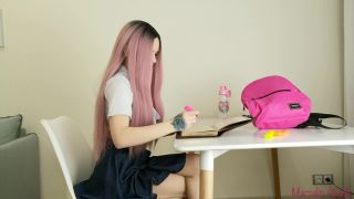 Marcelin Abadir - Schoolgirl Masturbating With Pink Toy-5