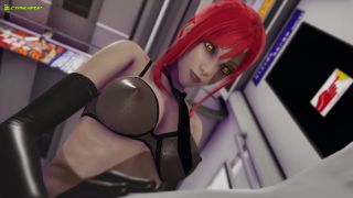 7139 Makima Publicly Pegging Denji strapon  Femdom CypherPup ...-2