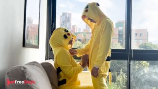 [GetFreeDays.com] pikachu pokemon cosplay with handjob and blowjob by amateur big ass latina milf Sex Video March 2023-0