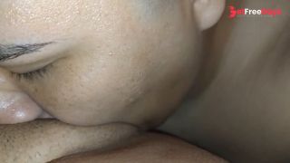 extreme close up of pussy eating with eye contact before a rough missionary-5