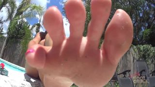 adult xxx video 2 Bratty Foot Girls – Sasha’s Poolside Foot Bitch, dangerous girls femdom on femdom porn -9