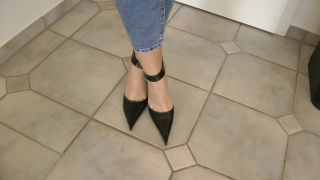 porn clip 41 Lady Katharina – Jeans and Sexy Stilettos, big nose fetish on fetish porn -6