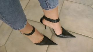 porn clip 41 Lady Katharina – Jeans and Sexy Stilettos, big nose fetish on fetish porn -7