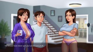 New XXX Games - Debbie Was Surprised when She Saw His Big Dick For The First Time(18 ) - Summertime Saga New update-0