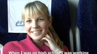 Pickup And Fuck Czech Girl On The Train (Pornstar) Rose Delight-3