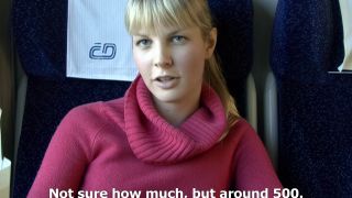 Pickup And Fuck Czech Girl On The Train (Pornstar) Rose Delight-6