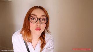 Bitchy CoWorker To Submissive Slut  POV Sex Curvy Redhead.-6