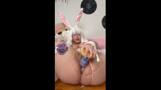 digitalsluut bunny girl bouncing on cock and making herself cum and squir   01-7