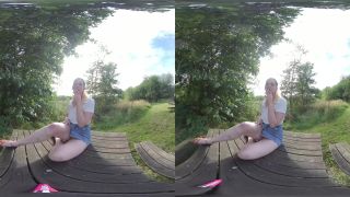 free porn clip 43 [VRSmokers] Aloralux – Smoking Bench; Amateur Outdoor Flashing her Tits (Oculus Go) - 3d - reality ankle fetish-3