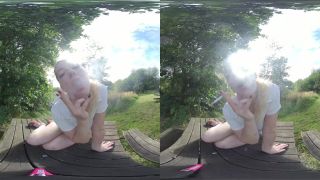 free porn clip 43 [VRSmokers] Aloralux – Smoking Bench; Amateur Outdoor Flashing her Tits (Oculus Go) - 3d - reality ankle fetish-4