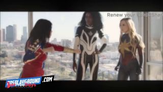 Captain Marvel, Monica Rambeau, Ms. Marvel Fuck Each Other Blake Blossom, Reyna Belle, Ana Foxxx-1