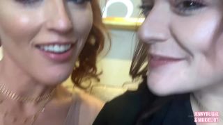 Nikki Eliot () Nikkieliot - jennyblighe plays with my tits for the first time was so fun camming together this 28-01-2020-0