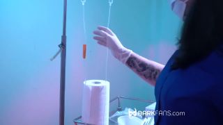 MISTRESS BEDLAM - Scrotal Infusion - Setting Up The Drip.-9