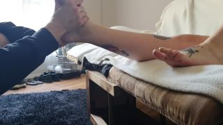 adult video clip 4 granny feet fetish femdom porn | My foot slave sucking my toes | smell-6