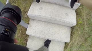 Sanija - Poses Nude On Stairs - Gopro Backstage-1