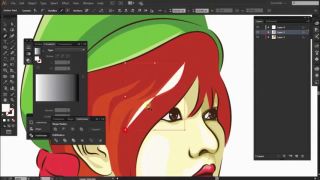 Mom Sexy Girl Vector Art Tutorial-8