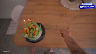 free porn clip 35 MayaLis - I Wished My Step Sister A Happy Birthday And Filled Her Pie With Cum - [PornHub] - 2025 (FullHD 1080p), smoking fetish websites on teen -1